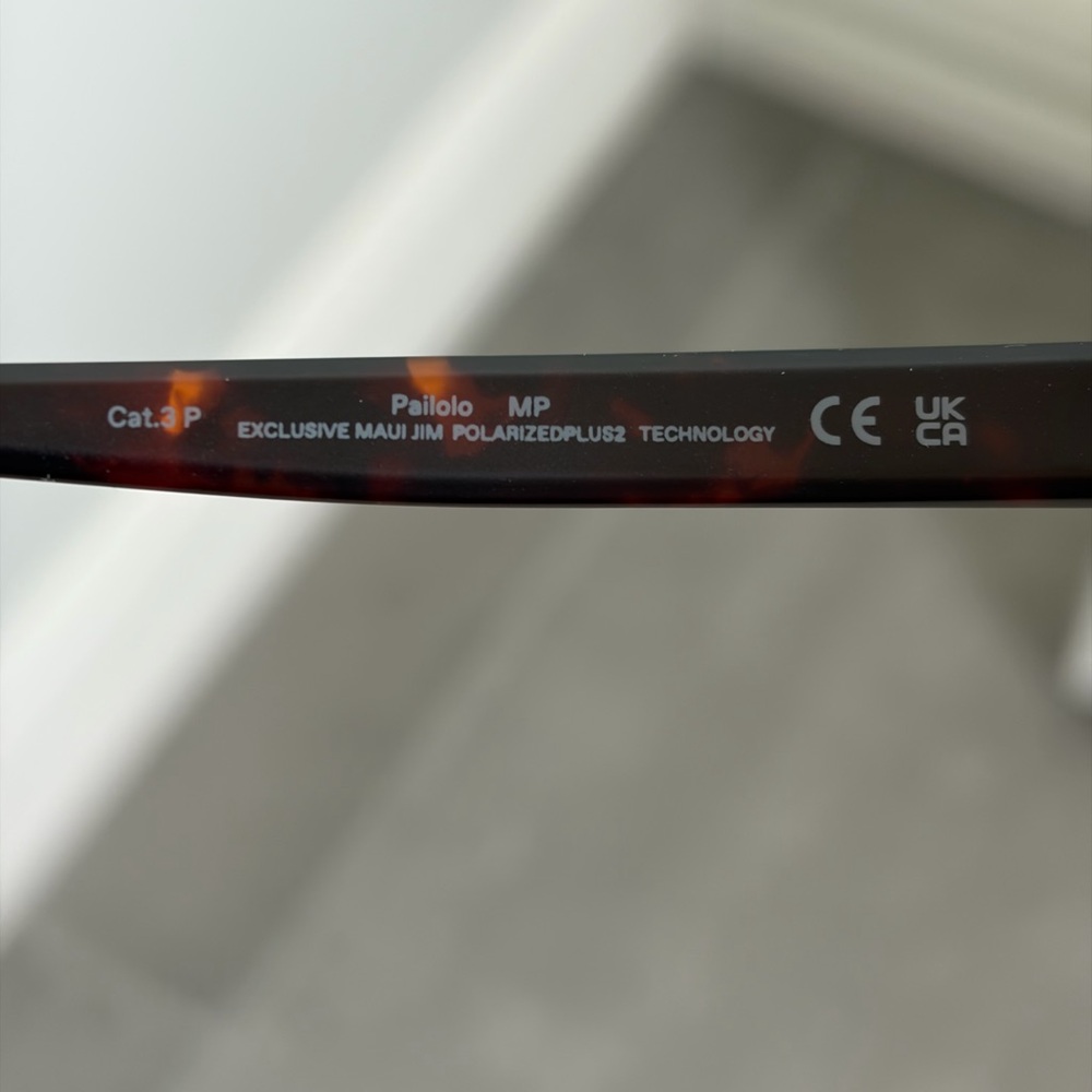Maui Jim Pailolo MJ0603S. Polarized brown lens. Brown/tortoiseshell Sunglasses - Picture 5 of 6